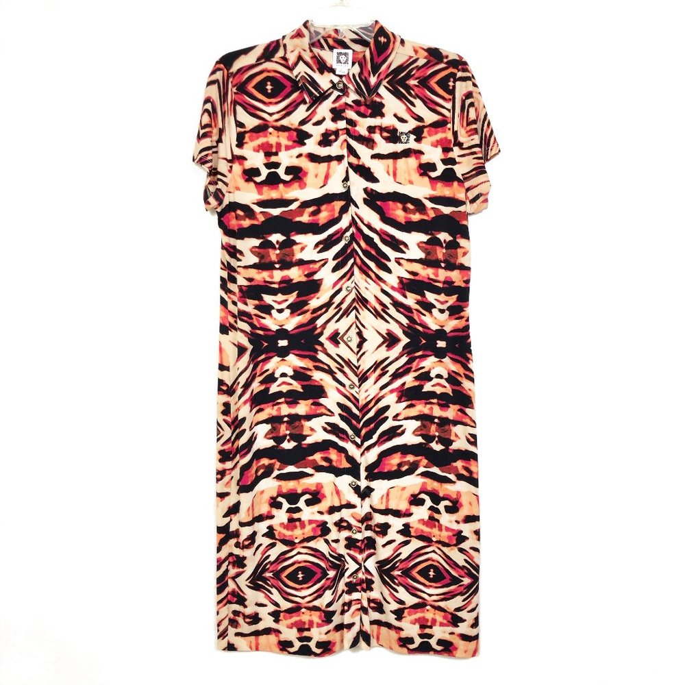 Anne Klein Butterfly Inspired Shirt Dress